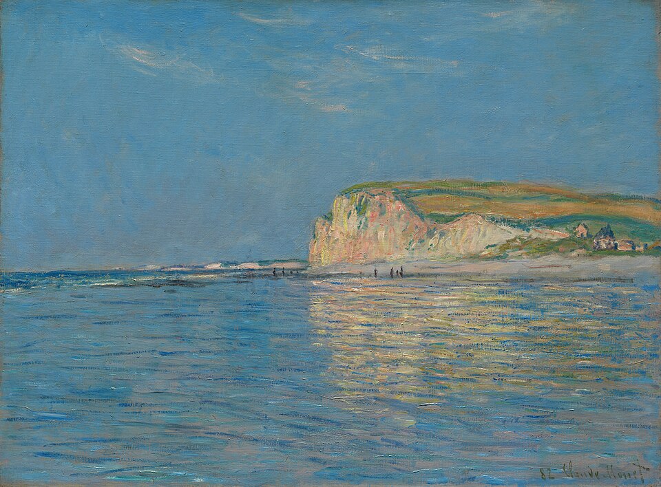 Low Tide at Pourville, Claude Monet